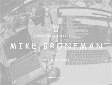 Tablet Screenshot of michaelbronfman.com